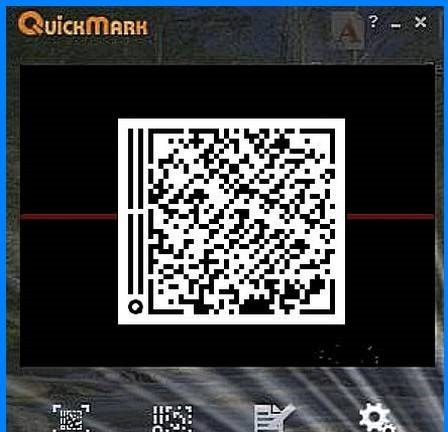 Phần mềm quét mã vạch QuickMark for PC
