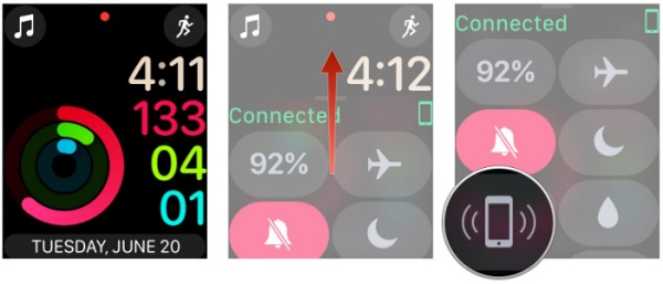 How to find iPhone using Apple Watch