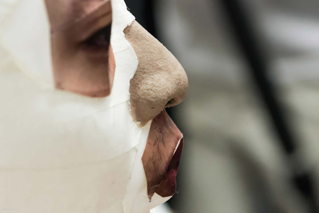 Cận cảnh chiếc mặt nạ 3D của BKAV