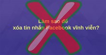 Cách xóa tin nhắn Facebook hoàn toàn