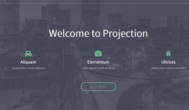 Mẫu HTML5 cho trang web doanh nghiệp nhỏ