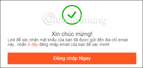 Xác nhận mật khẩu tài khoản Shopee