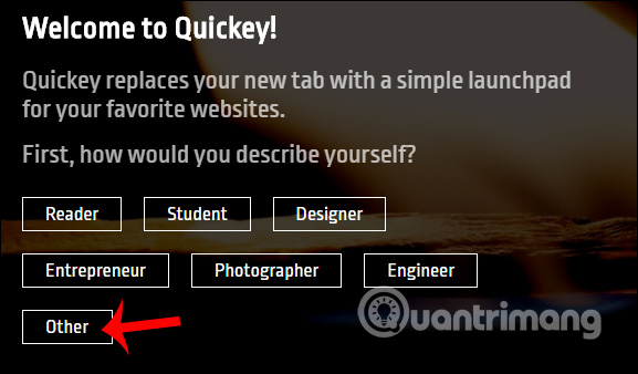 Tạo chủ đề trang web mới