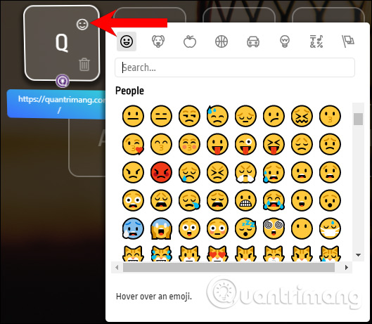 Thiết lập trang web cho phím tắt