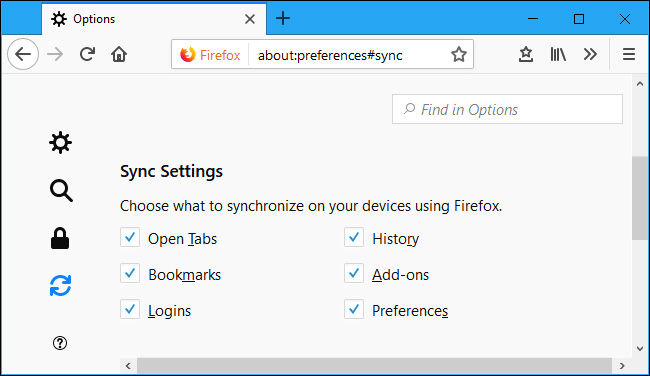 Đồng bộ dữ liệu trình duyệt Firefox với máy tính