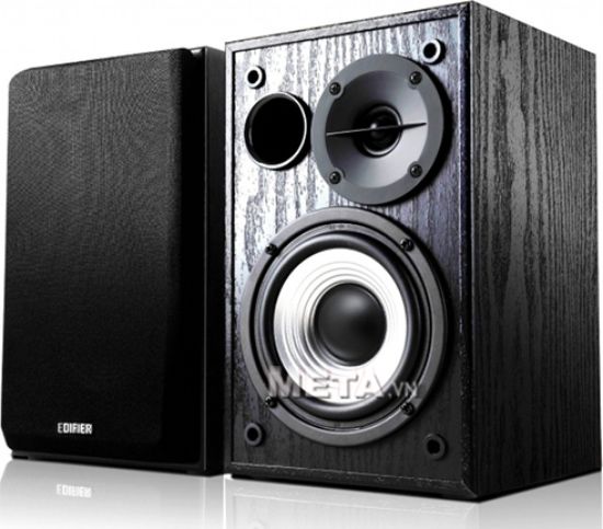 Loa Edifier R980T với thiết kế màu đen là chủ đạo. 