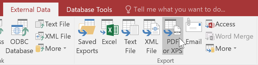 Chọn kiểu file muốn xuất báo cáo
