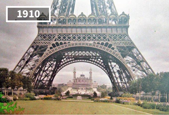Tour Eiffel, Paris, Pháp, 1910
