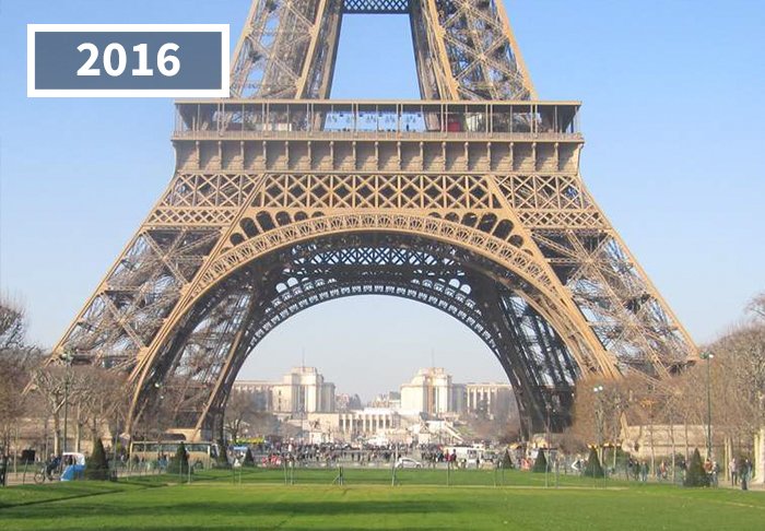 Tour Eiffel, Paris, Pháp, 2016