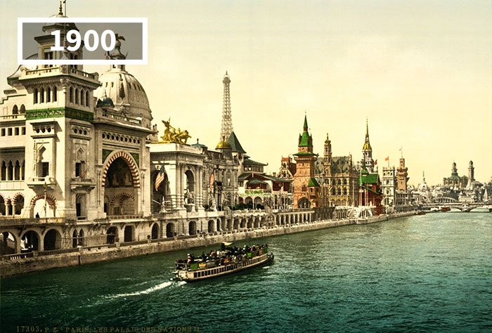 Quai Des Nations, Paris, Pháp năm 1900