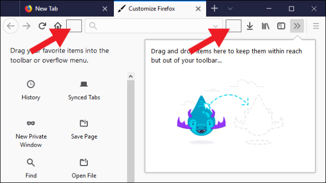 Cửa số Customization