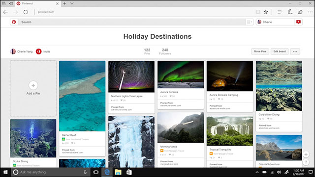 Edge là trình duyệt mặc định trên Windows 10