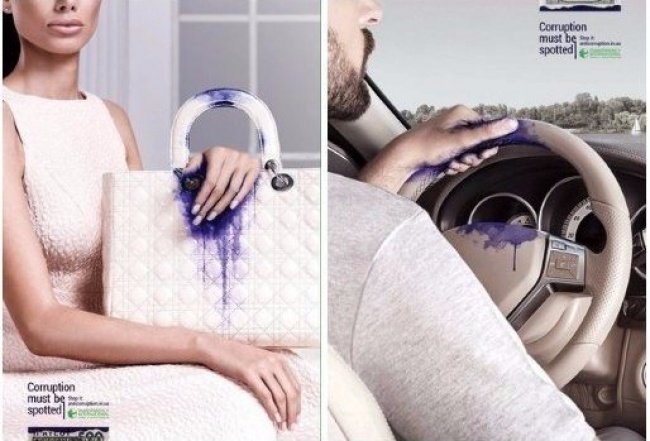 Quảng cáo chống tham nhũng