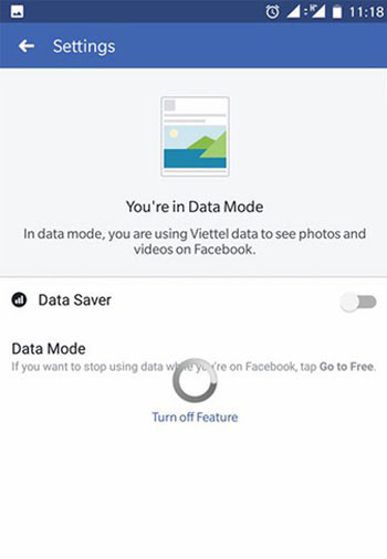 Chế độ khác có tên Data Mode