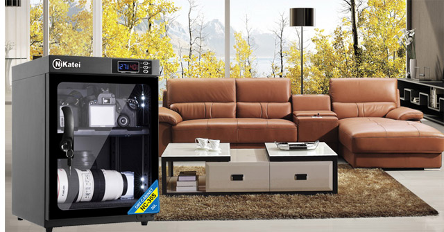 Bất cứ thứ gì khi cho vào tủ chống ẩm Nikatei cũng sẽ được bảo vệ tối đa, đặc biệt là máy ảnh.