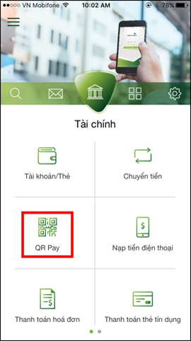 Tính năng QR Pay