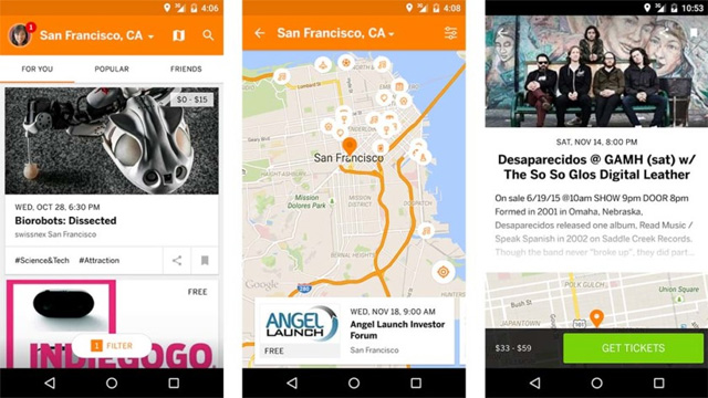 Ứng dụng Eventbrite