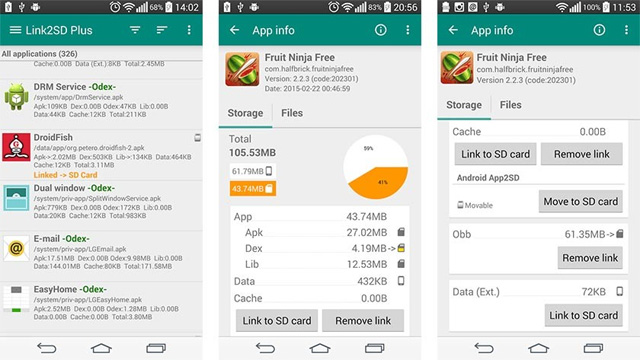 Ứng dụng Link2SD