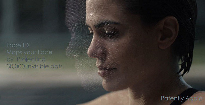 Nhận diện gương mặt qua Face ID 