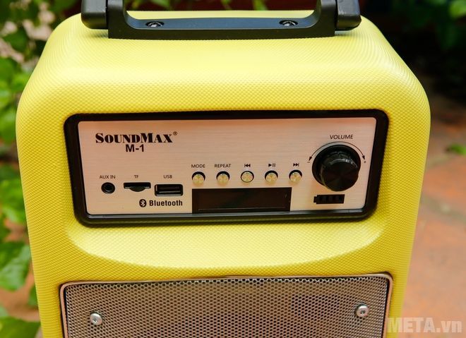 Loa SoundMax M-1 có kết nối Bluetooth.