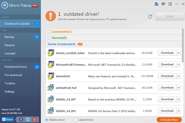 Công cụ Driver Talent