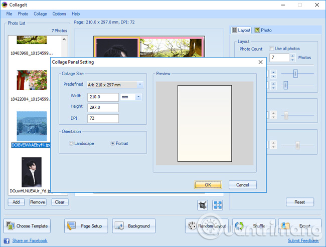 Tùy chỉnh kích thước ảnh