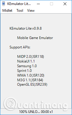Giao diện game Kemulator