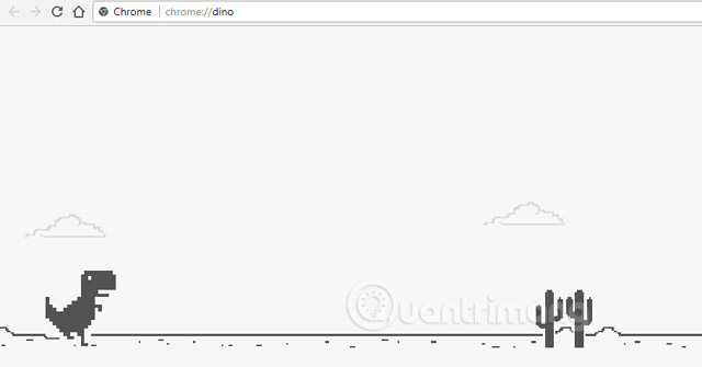 Cách Chơi Game Khủng Long T-Rex Trên Chrome Khi Mất Mạng Và Có Mạng Internet