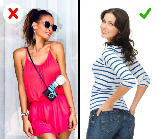 Chọn trang phục đơn giản