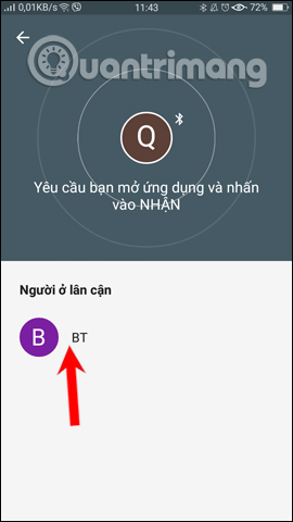 Chọn thiết bị muốn ghép nối