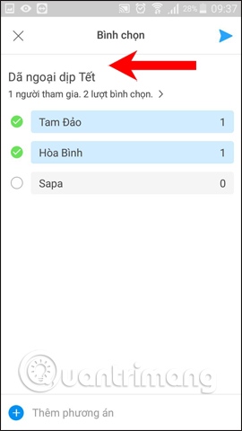 Tổng số lượt bình chọn 