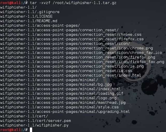 Giải nén code Wififisher