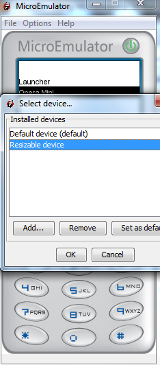 Chọn Resizable device