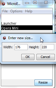 Nhập kích cỡ cửa sổ