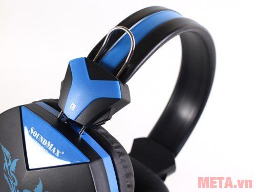 Tai nghe SoundMax AH-313 cũng ứng dụng kiểu tai nghe over-ear.