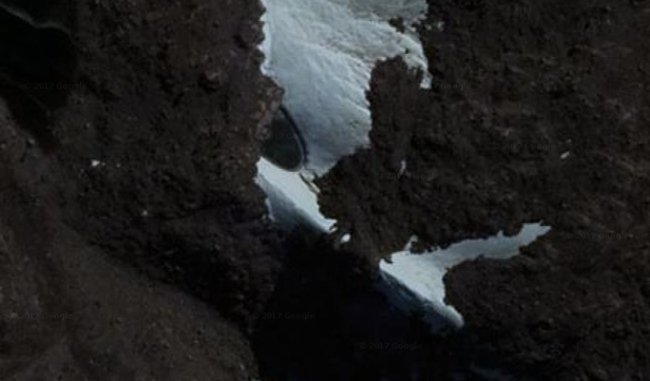 Dấu hiệu đĩa bay của người ngoài hành tinh ở Nam Cực