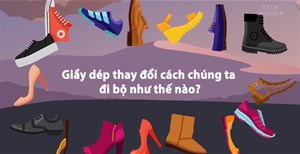 Giày dép ảnh hưởng lên cách con người đi bộ như thế nào?