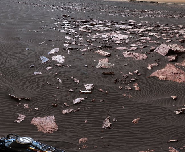 Hình ảnh của NASA cho thấy bề mặt sao Hỏa đã bị xâm chiếm