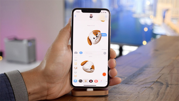 Animoji gửi sticker 