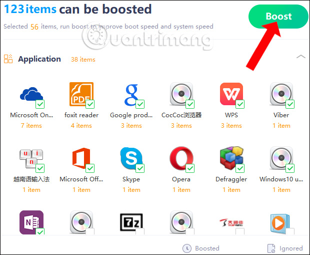 Tăng tốc phần mềm