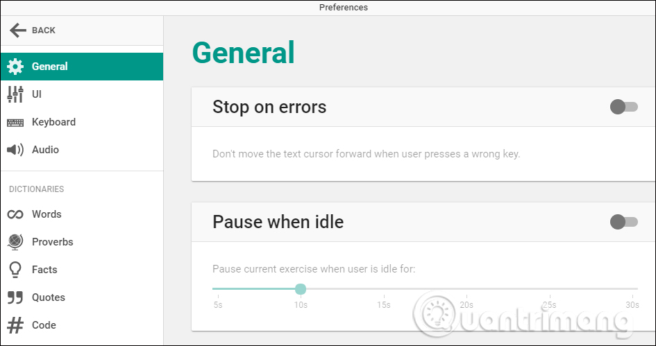 Tùy chỉnh gõ 10 ngón 