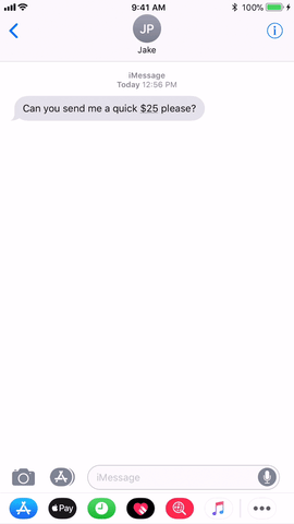 Gửi tiền mặt bằng Apple Pay Cash