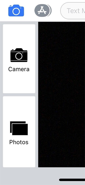 Biểu tượng Camera và Photos trong iOS 11.1.2