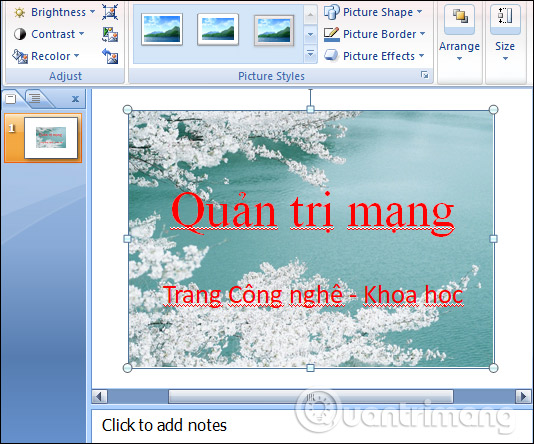 Chèn hình ảnh PowerPoint: Bạn đang muốn tạo thêm sắc màu cho bản trình chiếu của mình? Chèn hình ảnh PowerPoint chắc chắn sẽ giúp bạn làm được điều đó. Hãy xem ngay hình ảnh để tìm hiểu cách thêm hình ảnh vào bản trình chiếu và tạo nên một bản trình chiếu đẹp mắt!