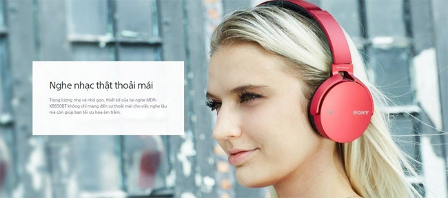 Nghe nhạc cực đã với Sony XB650BT