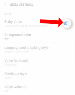 Tắt Bixby Voice 