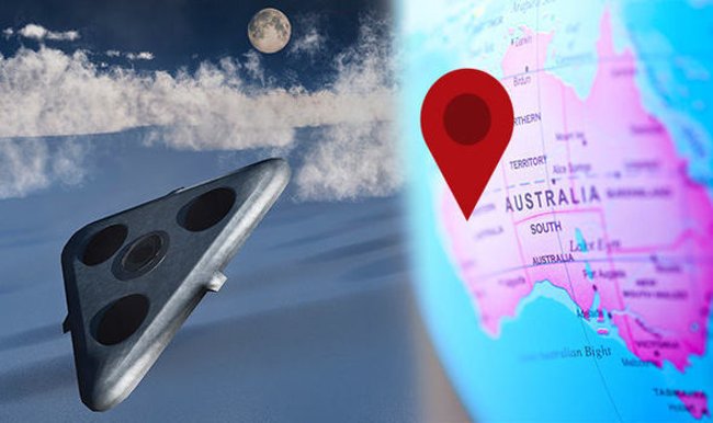 Xác định vị trí bí mật của tam giác TR-3B UFO trên Google Earth