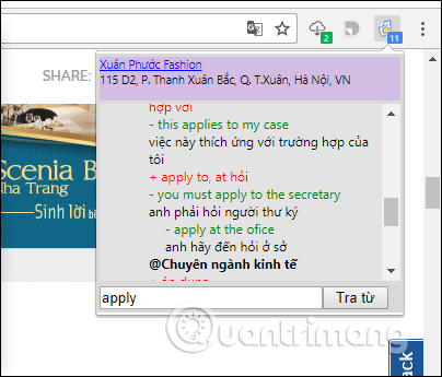 Thêm nghĩa của từ