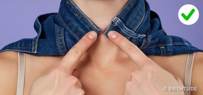 Nếu chúng vừa khít với cổ, đó chính là kích cỡ quần jeans của bạn.