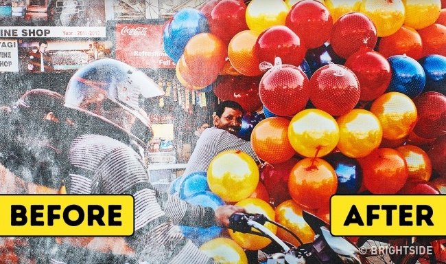 Loại bỏ bụi bẩn trên bức tranh